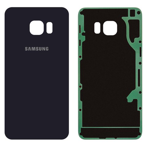 Задняя панель корпуса для Samsung G928 Galaxy S6 EDGE Plus, синяя, 2.5D, Original PRC 