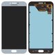Дисплей для Samsung A810 Dual Galaxy A8 (2016), голубой, без рамки, Оригинал (переклеено стекло)