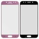 Скло корпуса для Samsung J530F Galaxy J5 (2017), з ОСА-плівкою, рожеве