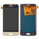 Дисплей для Samsung J120 Galaxy J1 (2016), золотистий, без регулювання яскравості, без рамки, Сopy, (TFT)