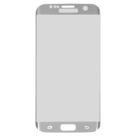 Захисне скло All Spares для Samsung G935F Galaxy S7 EDGE, G935FD Galaxy S7 EDGE Duos, 0,26 мм 9H, Full Screen, сріблястий, Це скло покриває весь екран.