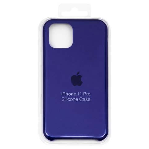 Чехол для iPhone 11 Pro, синий, Original Soft Case, силикон, shiny blue 44 