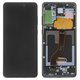 Дисплей для Samsung G985 Galaxy S20 Plus, G986 Galaxy S20 Plus 5G, чорний, з рамкою, Original (PRC), cosmic black