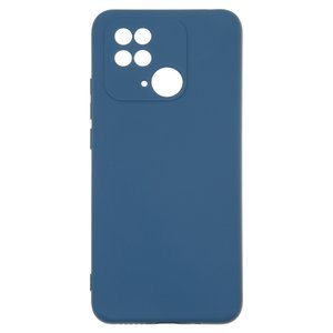 Чехол для Xiaomi Redmi 10C, черный, синий, Original Soft Case, силикон, dark blue 08 