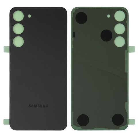Задняя панель корпуса для Samsung S916 Galaxy S23 plus, черная, phantom black