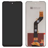 Дисплей для Infinix Hot 30 Play NFC, черный, без рамки, Оригинал (переклеено стекло), 1540432341, X6835B, X6835
