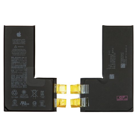 Аккумулятор для iPhone XS, Li ion, 3,81 В, 3100 мАч, повышенная ёмкость, без контроллера, #616 00512