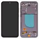 Дисплей для Samsung S711 Galaxy S23 FE, чорний, з рамкою, High Copy, (OLED)