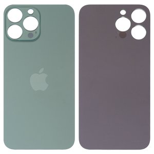 Задняя панель корпуса для iPhone 13 Pro Max, зеленая, не нужно снимать стекло камеры, Original PRC , alpine Green, big hole