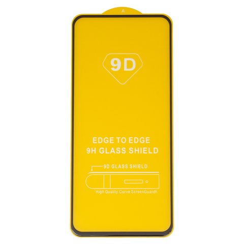 Захисне скло для Realme 13 Plus, сумісне з чохлом, Full Glue, без упаковки , чорний
