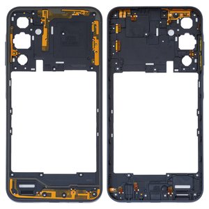 Средняя часть корпуса для Samsung A256 Galaxy A25, черная