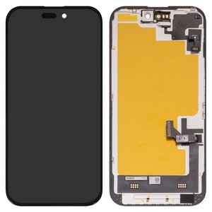 Дисплей Wextom для iPhone 15, черный, с рамкой, High Copy, без ошибки, OLED  soft, diagnosable