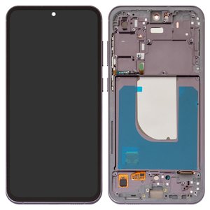 Дисплей для Samsung S711 Galaxy S23 FE, черный, с рамкой, Original PRC 