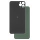 Panel trasero de carcasa puede usarse con iPhone 11 Pro Max, verde, no es necesario desmontar la cámara, big hole, matte midnight green