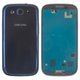 Housing compatible with Samsung I9300 Galaxy S3, (dark blue)