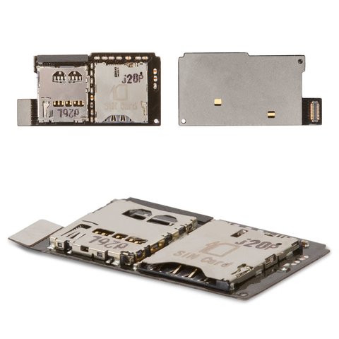 Conector de tarjeta SIM puede usarse con HTC C520e One SV, T528t One SV, con el conector de tarjeta de memoria, con cable flex