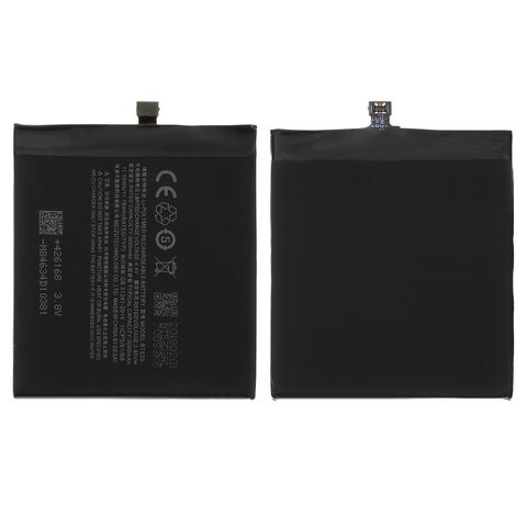 Batería BT53S puede usarse con Meizu Pro 6s, Li Polymer, 3.85 V, 3060 mAh, Original PRC 