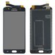 LCD compatible with Samsung G615  Galaxy J7 Max, (black, without frame, original (change glass) )
