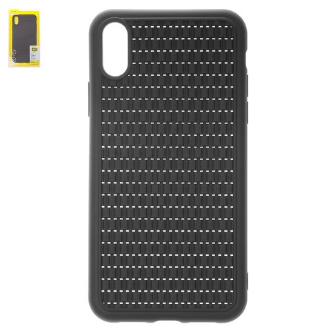 Case Baseus compatible with Apple iPhone XR, black, braided  #WIAPIPH61 BV01