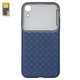 Case Baseus compatible with iPhone XR, (dark blue, braided, plastic, glass) #WIAPIPH61-BL03