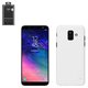 Case Nillkin Super Frosted Shield compatible with Samsung A600 Dual Galaxy A6 (2018), (white, with support, matt, plastic) #6902048157804