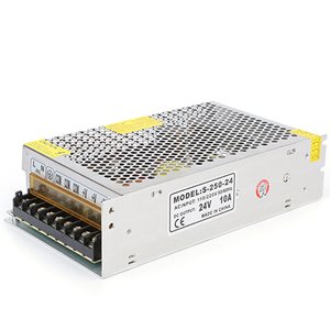 Fuente de alimentación para tiras de luces LED de 24 V, 10 A 250 W 