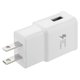 Mains Charger compatible with Samsung G920F Galaxy S6, (15 W, white, 1 output, american standards)