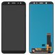 LCD compatible with Samsung A600 Dual Galaxy A6 (2018), (black, without frame, High Copy, (OLED))