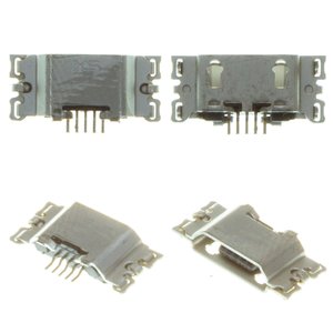 Conector de carga puede usarse con Motorola XT1684 Moto G5 Plus, XT1685 Moto G5 Plus Dual SIM, XT1687 Moto G5 Plus, 5 pin, micro USB tipo B