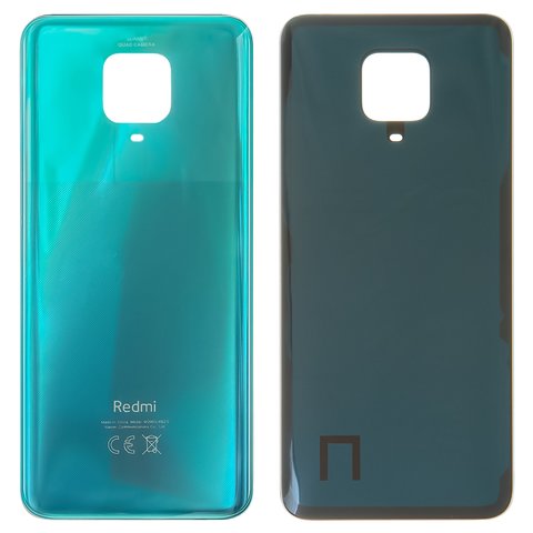 Housing Back Cover compatible with Xiaomi Redmi Note 9 Pro, green, 64 MP, M2003J6B2G 