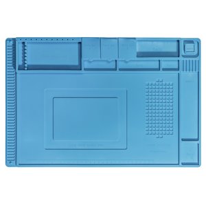 Alfombrilla aislante Mechanic V63, antiestático, 450 mm, 300 mm, con secciones