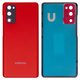 Housing Back Cover compatible with Samsung G780 Galaxy S20 FE, G781 Galaxy S20 FE 5G, (red, with camera lens, cloud red)