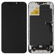 LCD compatible with iPhone 12 Pro Max, (black, with frame, AAA, (TFT), JK)