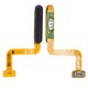 Cable flex puede usarse con Samsung M526 Galaxy M52 5G, para escaner de huellas dactilares, del botón de encendido, negro, Original (PRC)