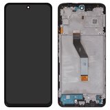 Pantalla LCD puede usarse con Xiaomi Poco M4 Pro 5G, Redmi Note 11 5G, Redmi Note 11S 5G, Redmi Note 11T 5G, negro, con marco, Original (PRC)
