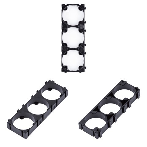 Montura para baterías 21700, 1x3