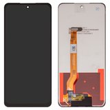 LCD compatible with Realme C67 4G, (black, without frame, High Copy, RMX3890)