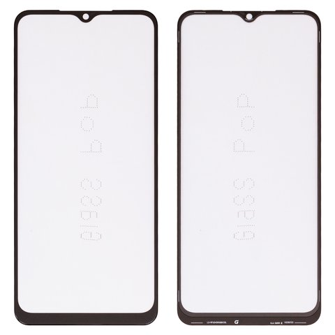 Housing Glass G+OCA PRO compatible with Samsung A045 Galaxy A04, with OCA film, black 