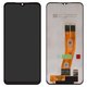 Pantalla LCD puede usarse con Samsung A145 Galaxy A14, negro, sin marco, con cable plano amarillo, (Box)