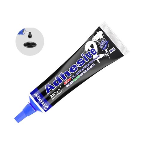 Glue Mechanic R7, high temperature, black, for gluing back covers, for display frames, 60 ml 