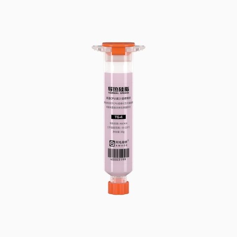 Thermal Compound Amaoe TG 4, silicone, in a syringe, 30 g, 4 Вт м*К 
