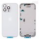 Carcasa puede usarse con iPhone 16 Pro Max, blanco, con botones laterales,  con sujetador de tarjeta SIM, Original (PRC), EU Version, white titanium