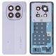 Housing Back Cover compatible with Xiaomi Redmi Note 14 Pro 5G, (purple, with camera lens, lavender purple)