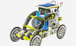 Відеоогляд конструктора CIC 21-615 Робот 14 в 1 на сонячних батареях