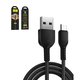 USB дата-кабель Hoco X20, USB тип-A, micro-USB тип-B, 100 см, 2,4 А, черный