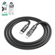 USB кабель Hoco U118, USB тип-C, Lightning, 120 см, 27 Вт, черный, #6942007603386