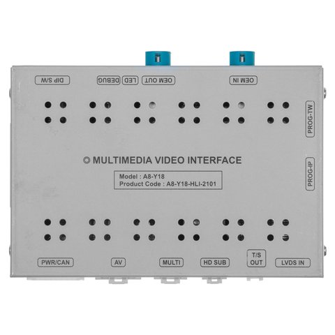 Video Interface for Audi A8 DUO 10.1" Audi  A6 Duo 8.8" Duo Porsche PCM5.0  Volkswagen MIB3 G8 10.1" 2020  YM