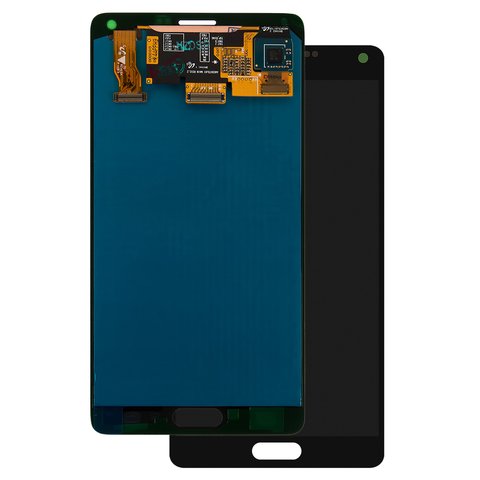 LCD compatible with Samsung N910H Galaxy Note 4, gray, without frame, original change glass 