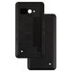 Housing Back Cover compatible with Microsoft (Nokia) 640 Lumia, (black, with side button)
