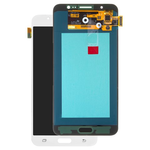 LCD compatible with Samsung J710 Galaxy J7 2016 , white, without frame, original change glass 